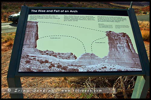 Национальный парк Арки, Arches National Park, Юта, Utah, США, USA, Америка, America