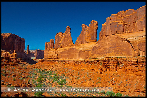 Национальный парк Арки, Arches National Park, Юта, Utah, США, USA, Америка, America