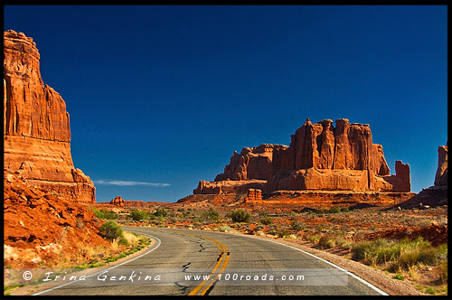 Национальный парк Арки, Arches National Park, Юта, Utah, США, USA, Америка, America