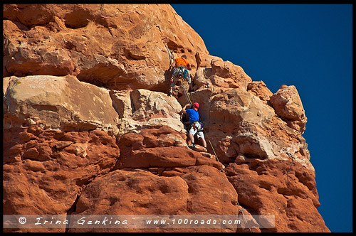 Райский сад, Garden of Eden, Национальный парк Арки, Arches National Park, Юта, Utah, США, USA, Америка, America