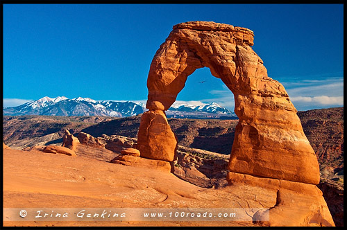 Изящная Арка, Деликатная Арка, Delicate Arch, Национальный парк Арки, Arches National Park, Юта, Utah, США, USA, Америка, America