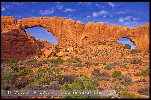 Национальный парк Арки, Arches National Park, Юта, Utah, США, USA, Америка, America