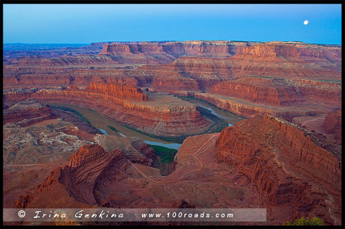 Парк мертвой лошади, Dead Horse Point State Park, Юта, Utah, США, USA, Америка, America