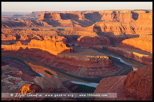 Парк мертвой лошади, Dead Horse Point State Park, Юта, Utah, США, USA, Америка, America