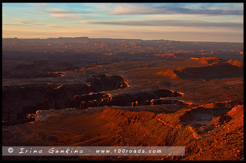 Остров в небе, Island in the Sky District, Национальный парк Каньонлэндс, Canyonlands National Park, Юта, Utah, США, USA, Америка, America