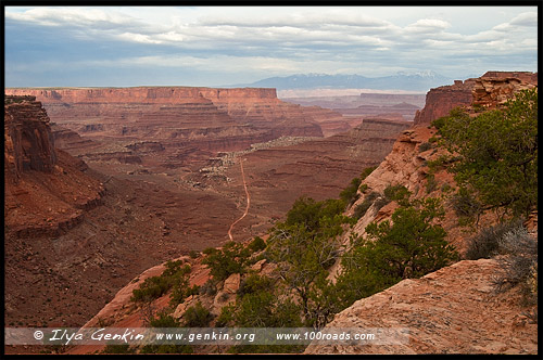 Остров в небе, Island in the Sky District, Национальный парк Каньонлэндс, Canyonlands National Park, Юта, Utah, США, USA, Америка, America