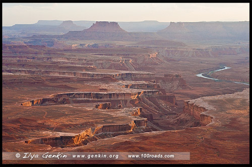 Остров в небе, Island in the Sky District, Национальный парк Каньонлэндс, Canyonlands National Park, Юта, Utah, США, USA, Америка, America