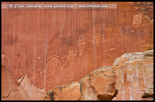 Парк Капитол Риф, Capitol Reef Nanional Park, Юта, Utah, США, USA, Америка, America