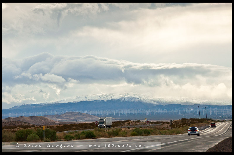 Перевал Техачапи, Tehachapi Pass, Калифорния, California, США, USA, Америка, America