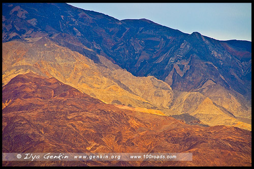 Дорога Художника, Artist drive, Долина Смерти, Death Valley, Калифорния, California, СЩА, USA, Америка, America