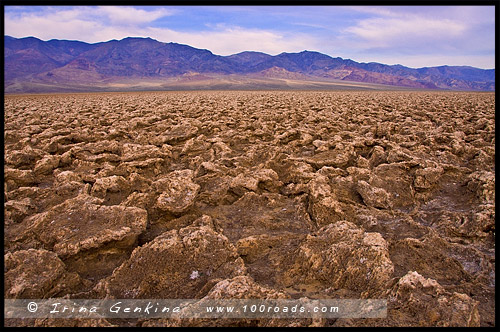 Гольф-поле Дьявола, Devils Golf Course, Долина Смерти, Death Valley, Калифорния, California, СЩА, USA, Америка, America