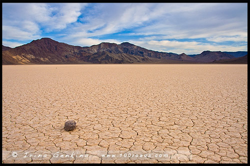 Рейстрейк Плайя, Racetrack Playa, Долина Смерти, Death Valley, Калифорния, California, СЩА, USA, Америка, America