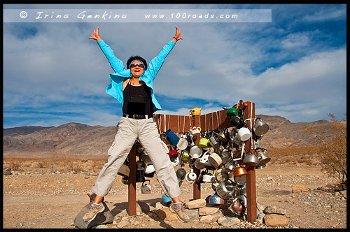 Перекресток чайников, Teakettle Junction, Долина Смерти, Death Valley, Калифорния, California, СЩА, USA, Америка, America