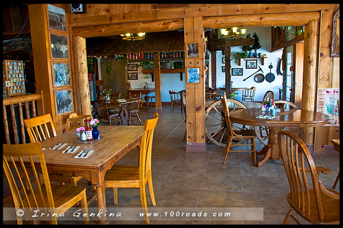 Totem Cafe, Одинокая Сосна, Lone Pine, Шоссе 395, US Route 395, Дорога, Калифорния, California, СЩА, USA, Америка, America