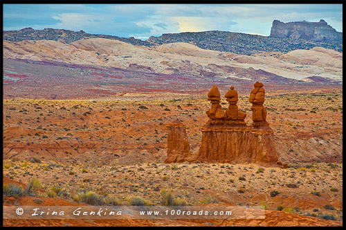 Долина Гоблинов, Goblin Valley, Юта, Utah, США, USA, Америка, America