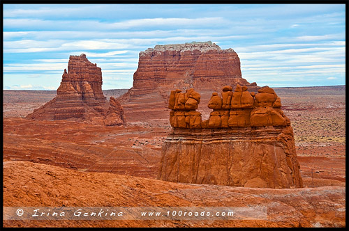 Долина Гоблинов, Goblin Valley, Юта, Utah, США, USA, Америка, America