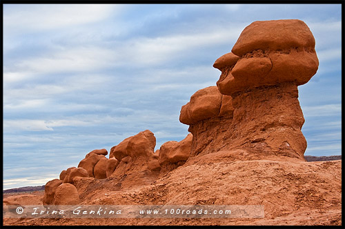 Долина Гоблинов, Goblin Valley, Юта, Utah, США, USA, Америка, America