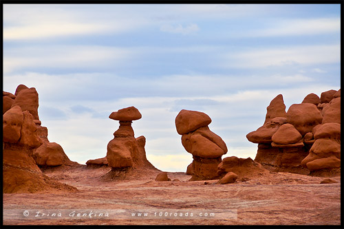 Долина Гоблинов, Goblin Valley, Юта, Utah, США, USA, Америка, America