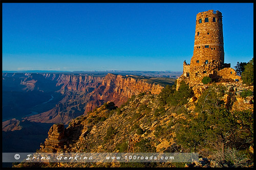 Пустынный вид, Desert View, Гранд Каньон, Grand Canyon, Аризона, Arizona, США, USA, Америка, America