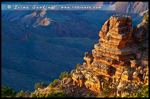 Пустынный вид, Desert View, Гранд Каньон, Grand Canyon, Аризона, Arizona, США, USA, Америка, America