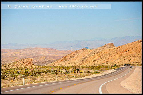 Дорога в Лас Вегас, Way to Las Vegas, Невада, Nevada, США, USA, Америка, America
