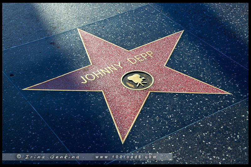 Аллея славы, Аллея звезд, Hollywood Walk of Fame, Голливудский бульвар, Hollywood Boulevard, Лос Анжелес, LA, Los Angeles, Калифорния, California, США, USA