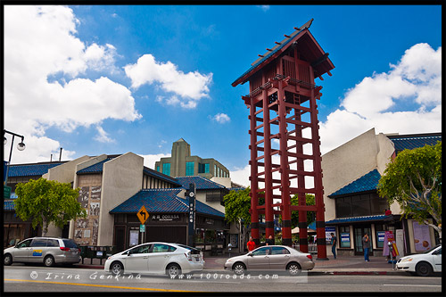 Маленький Токио, Little Tokyo, Лос Анжелес, LA, Los Angeles, Калифорния, California, США, USA