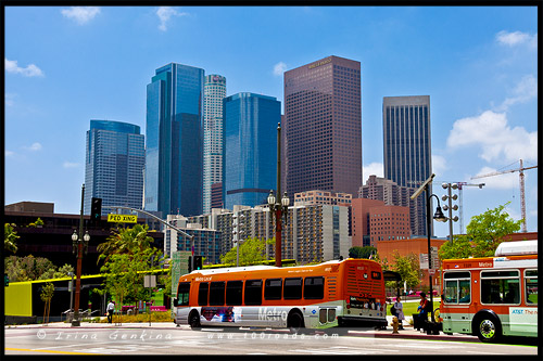 Маленький Токио, Little Tokyo, Лос Анжелес, LA, Los Angeles, Калифорния, California, США, USA