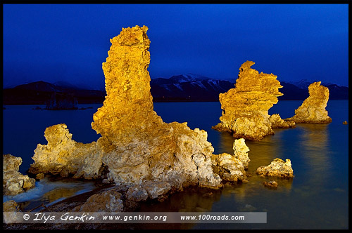 Южный туф, South Tufa, Озеро Моно, Mono Lake, Калифорния, California, СЩА, USA, Америка, America