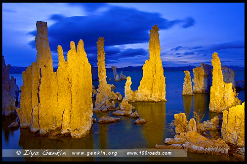 Южный туф, South Tufa, Озеро Моно, Mono Lake, Калифорния, California, СЩА, USA, Америка, America