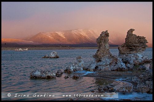 Южный туф, South Tufa, Озеро Моно, Mono Lake, Калифорния, California, СЩА, USA, Америка, America