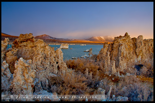 Южный туф, South Tufa, Озеро Моно, Mono Lake, Калифорния, California, СЩА, USA, Америка, America