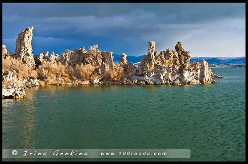 Южный туф, South Tufa, Озеро Моно, Mono Lake, Калифорния, California, СЩА, USA, Америка, America