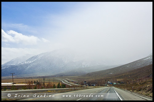 Шоссе 395, US Route 395, Калифорния, California, США, USA, Америка, America