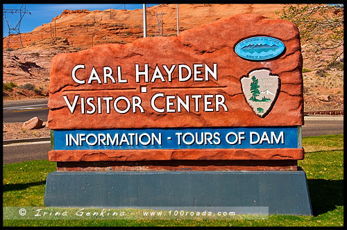 Дамба Каньона Глен, Glen Canyon Dam, Пейдж, Пэйдж, Page, Аризона, Arizona, США, USA, Америка, America