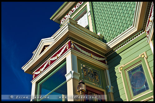 Раскрашенные леди, Painted Ladies, Аламо-Cквер, Alamo Square, Сан Франциско, San Francisco, Калифорния, California, СЩА, USA, Америка, America