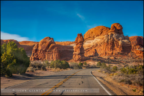 Национальный парк Арки, Arches National Park, Юта, Utah, США, USA, Америка, America