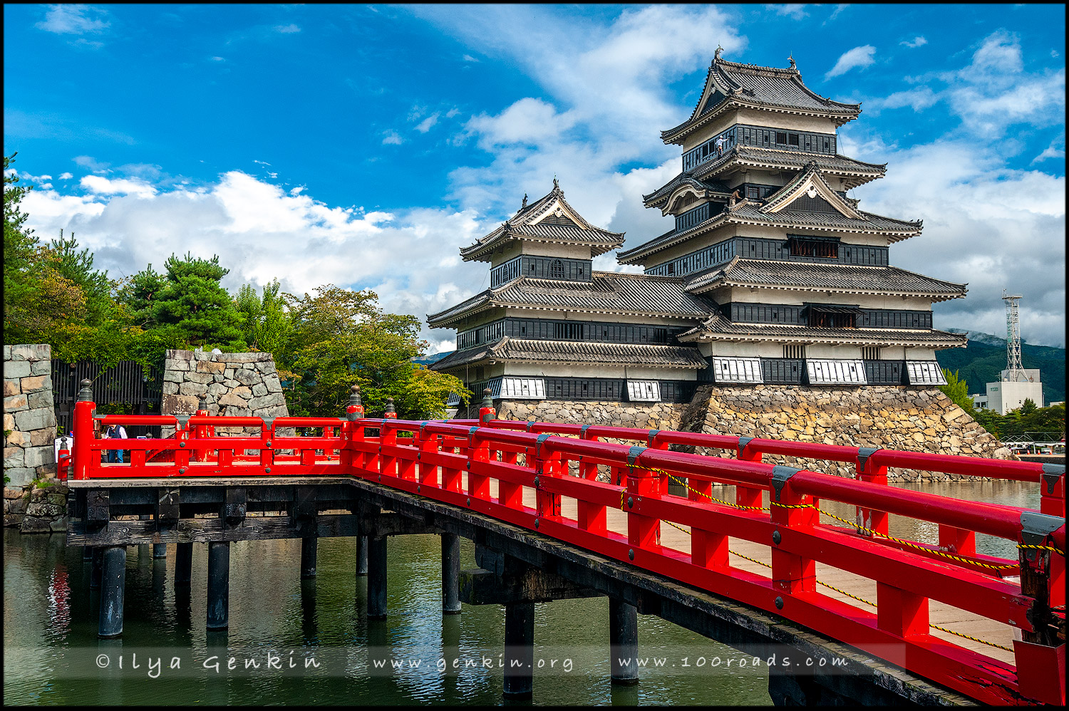 Замок Мацумото, Matsumoto Castle, Хонсю, Honshu Island, 本州, Япония, Japan, 日本