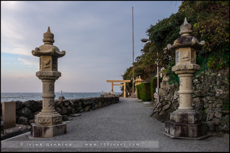 Meoto-Iwa, Wedded Rocks, Скалы-супруги, Меото-Ива, 夫婦岩, Мие, Миэ, Mie, 三重県, Japan, Япония, 日本