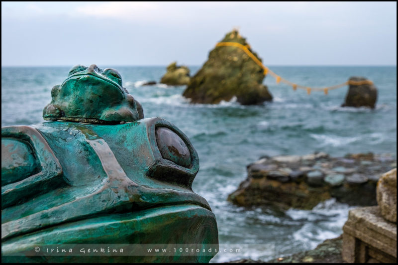 Meoto-Iwa, Wedded Rocks, Скалы-супруги, Меото-Ива, 夫婦岩, Мие, Миэ, Mie, 三重県, Japan, Япония, 日本