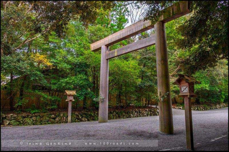 Внутреннее святилище Найку, Ise Jingu, Naiku, 皇大神宮, 伊勢神宮 内宮, Исе, Ise, 伊勢, Мие, Миэ, Mie, 三重県, полуостров Кии, Kii peninsula, 紀伊半島 Хонсю, Honshu Island, 本州, Япония, Japan, 日本