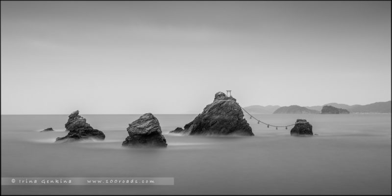 Meoto-Iwa, Wedded Rocks, Скалы-супруги, Меото-Ива, 夫婦岩, Мие, Миэ, Mie, 三重県, Japan, Япония, 日本