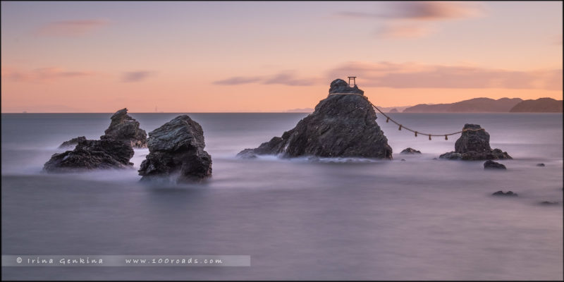 Meoto-Iwa, Wedded Rocks, Скалы-супруги, Меото-Ива, 夫婦岩, Мие, Миэ, Mie, 三重県, Japan, Япония, 日本