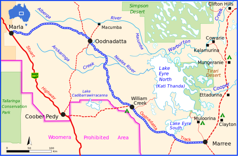 Уильям Крик, William Creek, Трасса Однадатта, Oodnadatta Track, Южная Австралия, South Australia, Аутбэк, Outback