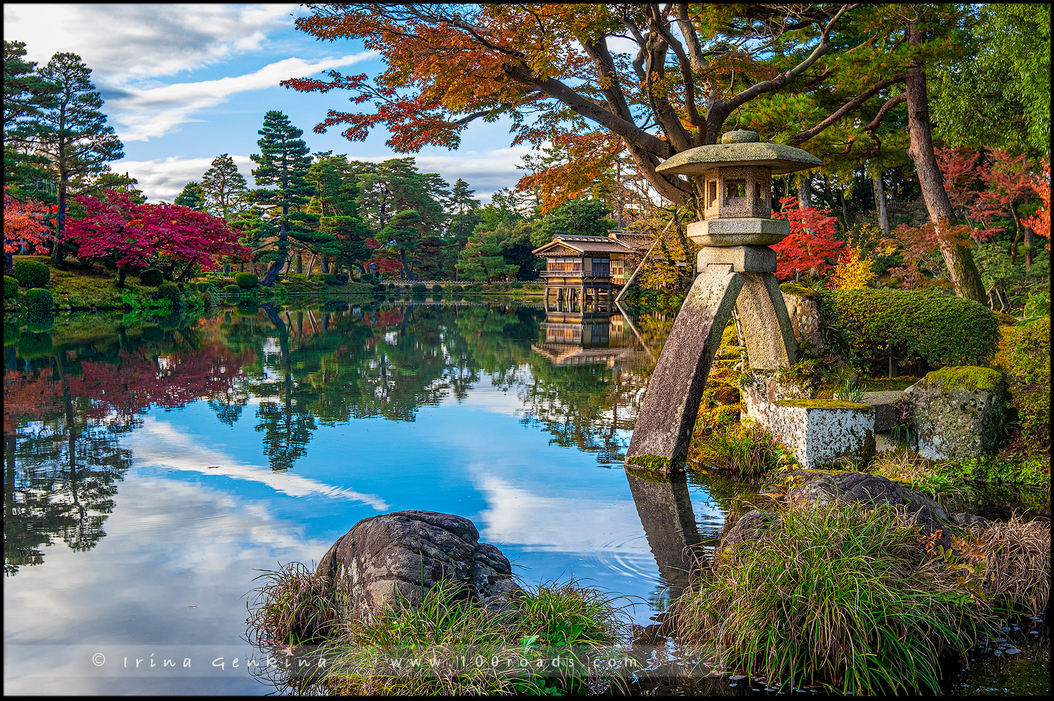 Сад Кэнроку-эн (Kenroku-en/兼六園) - Канадзава (Kanazawa)