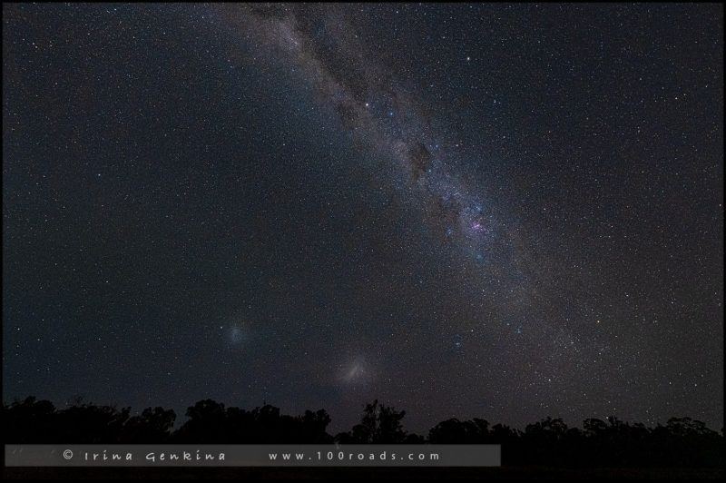 Milky Way at Australian Telescope Compact Array, Paul Wild Observatory near Narrabri in NSW, Australia