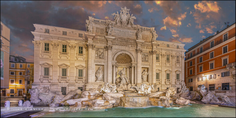 Фонтан Треви, Fontana di Trevi, Рим, Rome, Италия, Italy