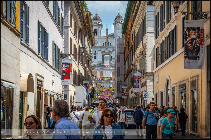 Via dei Condotti, Piazza di Spagna, Рим, Rome, Италия, Italy
